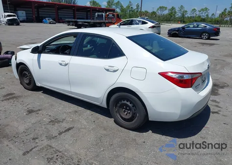 2016 Toyota Corolla L/Le/Le Plus/Le Premium/S/S Plus/S Premium/S W/Special Edition Pkg z USA, uszkodzony, nr VIN 2T1BURHE8GC623951